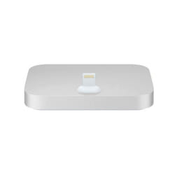 Aquarius Aluminium iPhone Dock Compatible with Apple Lightning eight-pin devices - Silver