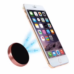 AQ Lightweight Round Universal Magnetic Phone Holder - Rose Gold