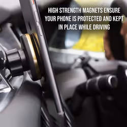 Triangle Magnetic Car Holders Compatible with all smartphone models - Gold