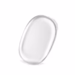 Aquarius Silicone Makeup Sponge Skin Care Blusher - Clear