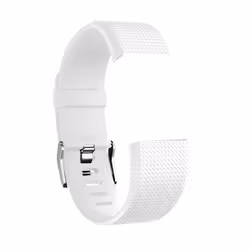Aq Fitbit Charge 2 Classic Replacement Straps - White