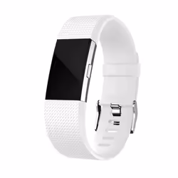 Aq Fitbit Charge 2 Classic Replacement Straps - White