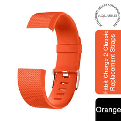 Aq Fitbit Charge 2 Classic Replacement Straps - Orange