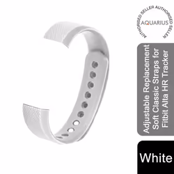 Adjustable Replacement Soft Classic Straps for Fitbit Alta HR Tracker - White