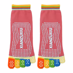 Non Slip Skid Pilates Yoga Socks Anti-Slip - Pink