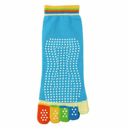 Non Slip Skid Pilates Yoga Socks Anti-Slip - Blue