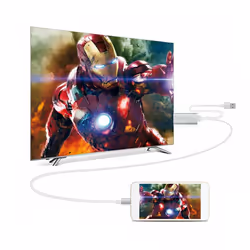 Aquarius HDMI Cable for iPhone/iPad Silver