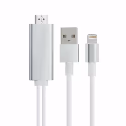 Aquarius HDMI Cable for iPhone/iPad Silver
