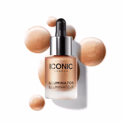 ICONIC LONDON Illuminator | Liquid Highlighting Drops for a Radiant Glow, Cruelty-Free, Vegan Makeup, Original (Champagne Shi ...