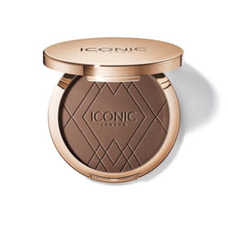 ICONIC LONDON Ultimate Bronzing Powder | Silky Powder  Flawless Matte Finish Bronzer Cruelty-Free  Vegan Makeup  (Rich Bronze) 0.59 oz