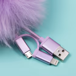 Thumbs Up 1002086 mobile phone cable Purple USB-A