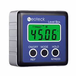 Neoteck Digital Angle Finder LCD Digital Angle Gauge Waterproof Protra