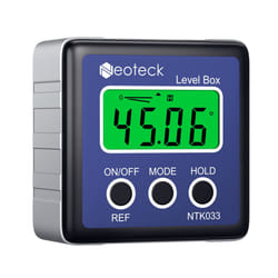 Neoteck Digital Angle Finder LCD Digital Angle Gauge Waterproof Protra
