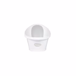 Shnuggle Baby Bath with Plug White with Grey backrest