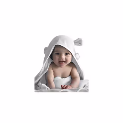 Hooded Baby Towel | Wearable Baby Bath Towels with Hood | Soft Absorbant Bamboo Cotton Bath Towels with Cute Ears | For