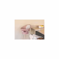 Newborn Baby Bath | Built in Support Bump and Soft Backrest | Suitable from Newborn | Bath Seat Support Includes Plug | Blossom Pink