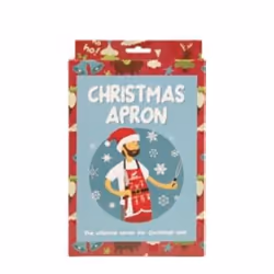 Fizz Creations Christmas Apron, Male, Red, Image