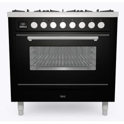 Ilve Roma 90cm Single Oven Range Cooker A+ Electric Gas Black