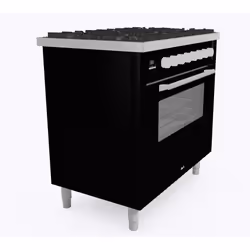Ilve Roma 90cm Single Oven Range Cooker A+ Electric Gas Black