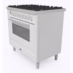 Ilve P096WE3WH cooker Range cooker A+ Electric Gas Black, White