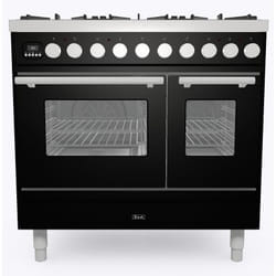 Ilve PD096WE3BK cooker Range cooker A+ Electric Gas Black