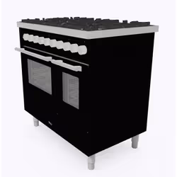 Ilve PD096WE3BK cooker Range cooker A+ Electric Gas Black