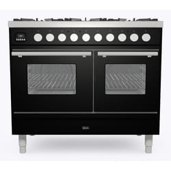 Ilve PD106WE3BK cooker Range cooker A+ Electric Gas Black