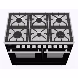 Ilve PD106WE3BK cooker Range cooker A+ Electric Gas Black