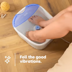 LIVIVO Electric Vibrating Wet Bath Foot Spa - Infrared Massager & Pedicure