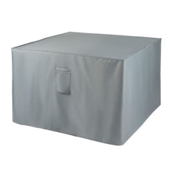 LIVIVO Deluxe Rattan Cube Cover Extra Heavy Duty Waterproof  with PVC Lining Eyelets & Drawstring Grey
