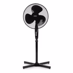 LIVIVO 16" Fan Cooling Oscillating Extendable Free Standing Tower Pedestal Fan BLACK