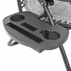 2pc Clip On Side Table Tray For Zero Gravity Sun Lounger Camping Chair Outdoor Garden Fishing Book Phone Tablet Drink Holder