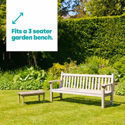 LIVIVO Heavy-Duty Waterproof 3 Seater Garden Bench Seat Cover