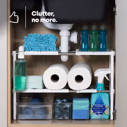 LIVIVO Adjustable Under Sink Storage & Organiser