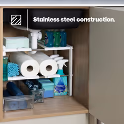 LIVIVO Adjustable Under Sink Storage & Organiser