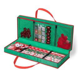 Xmas Rectangular Gift Wrap & Baubles Storage Bag