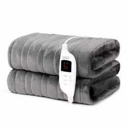 LIVIVO Heated Cosy Electric Blanket - Grey