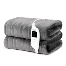 LIVIVO Heated Cosy Electric Blanket - Grey