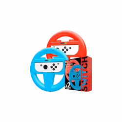 Orzly Steering Wheels for Nintendo Switch Joy-Cons, Racing Wheels for Mario Kart 8 Deluxe [Mariokart Switch Steering Wheel Jo ...