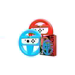 Orzly Steering Wheels for Nintendo Switch Joy-Cons, Racing Wheels for Mario Kart 8 Deluxe [Mariokart Switch Steering Wheel Joycon Controller