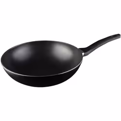 MasterChef 525504 Wok Pan, Non-Stick Coating, Ergonomic Handles, Heat Resistant, 28cm, Aluminum
