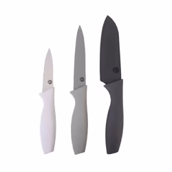 MasterChef Set of 3 Knife Set for Cooking, Non Stick Blades & Easy Grip