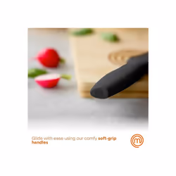 MasterChef Kitchen Knives Set of 5 With Captions Including Paring, Utility, Bread, Carving & Chef Knife, Sharp Stainless Steel, Non Stick Blades
