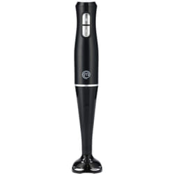 Share  MasterChef Hand Blender Stick, Electric Handheld Food Processor, 2 Blending Speeds, Stainless Steel Blades, Immersion Liquidiser, 400W, Black