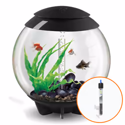 biOrb Halo 60L Aquarium in Grey with MCR LED Lighting with Heater Pack
