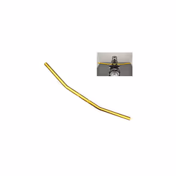 Motorcycle Handlebars Drag Bar 22mm 7/8 inch for Streetfighter Custom Bike Flat Tracker Bobber Chopper (Gold)