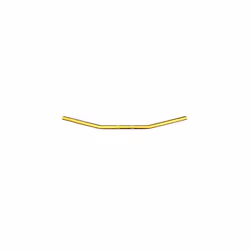 Motorcycle Handlebars Drag Bar 22mm 7/8 inch for Streetfighter Custom Bike Flat Tracker Bobber Chopper (Gold)