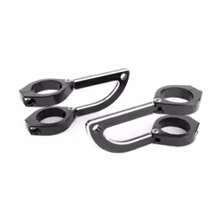 50-51mm Headlight Brackets Fork Clamps for Motorcycle Motorbike Trike CNC Aluminium