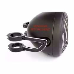 50-51mm Headlight Brackets Fork Clamps for Motorcycle Motorbike Trike CNC Aluminium