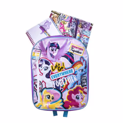 My Little Pony Movie Backpack with Stationery Set